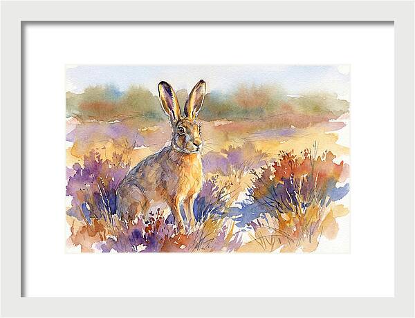 Hare In Vibrant Landscape