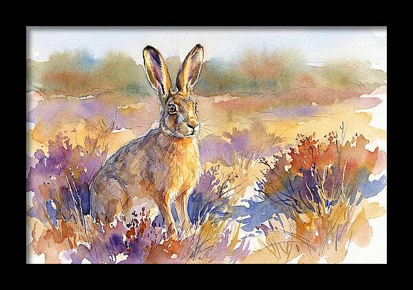 Hare In Vibrant Landscape