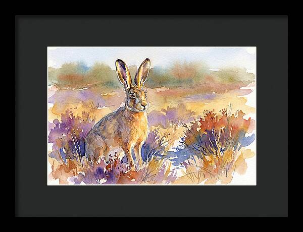 Hare In Vibrant Landscape