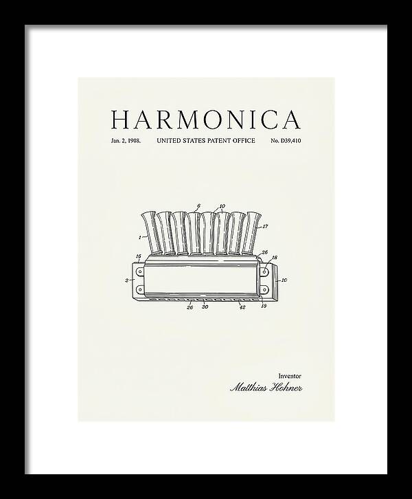 Harmonica Minimalist Patent Usd39410s