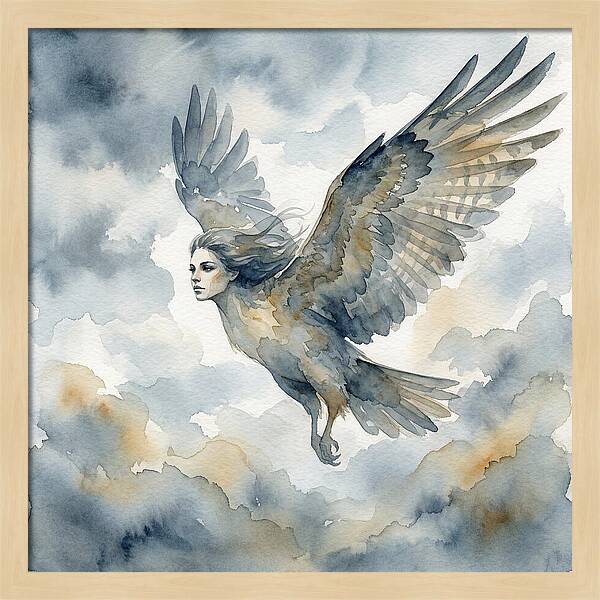 Harpy Eagle In Flight