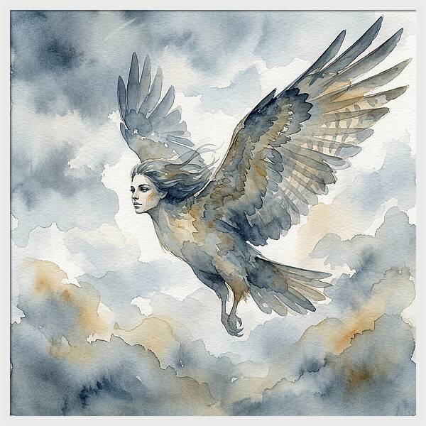 Harpy Eagle In Flight