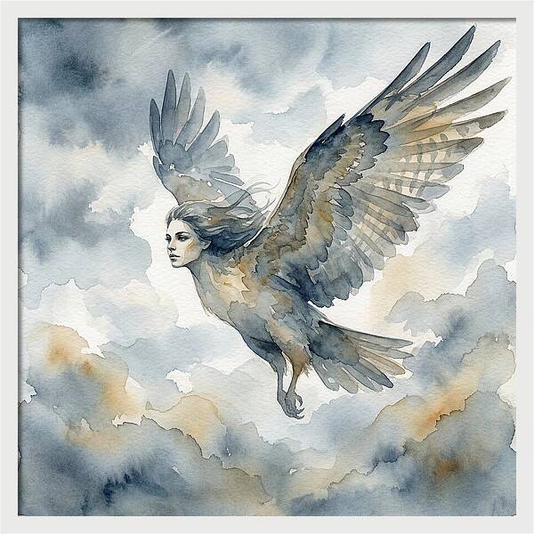 Harpy Eagle In Flight