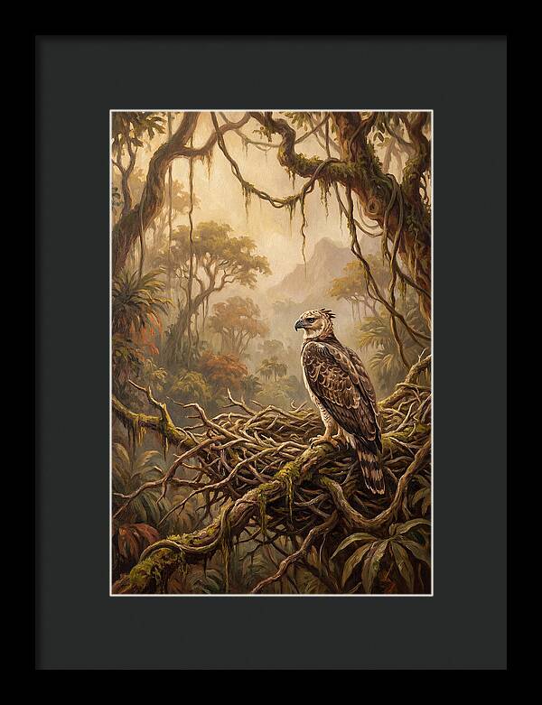 Harpy Eagle In Its Nest