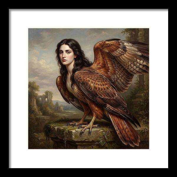 Harpy In A Dreamlike Landscape