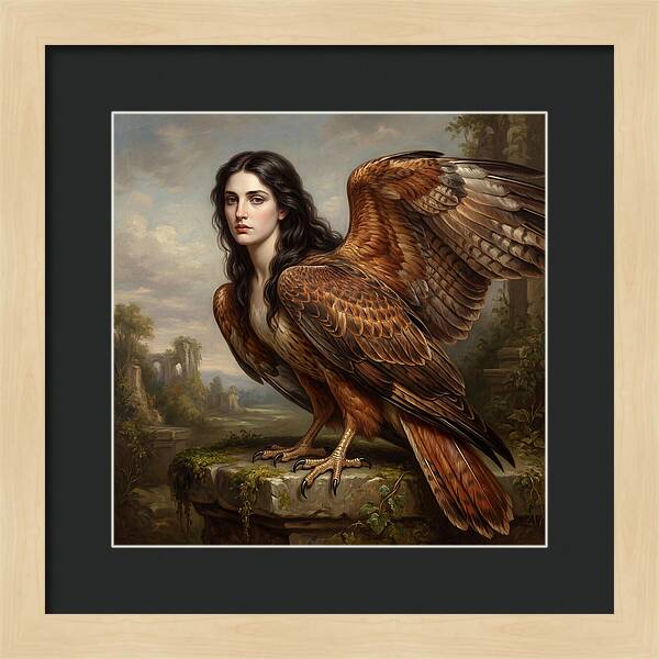 Harpy In A Dreamlike Landscape