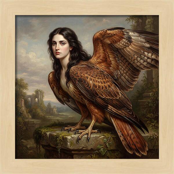 Harpy In A Dreamlike Landscape