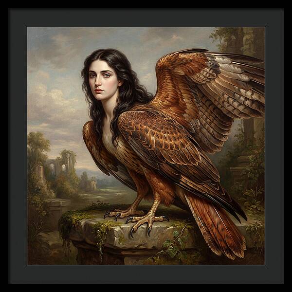 Harpy In A Dreamlike Landscape
