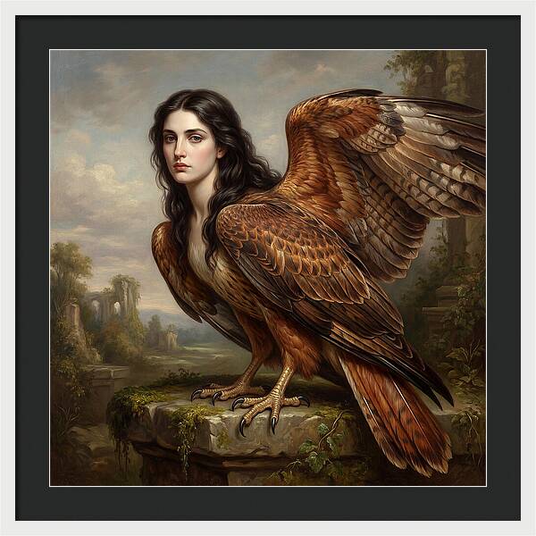 Harpy In A Dreamlike Landscape