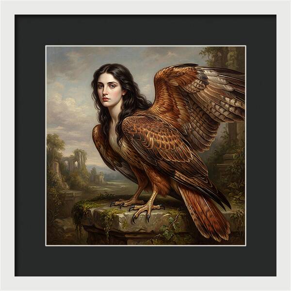 Harpy In A Dreamlike Landscape