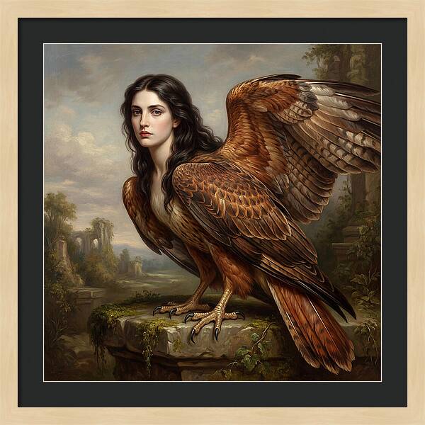 Harpy In A Dreamlike Landscape