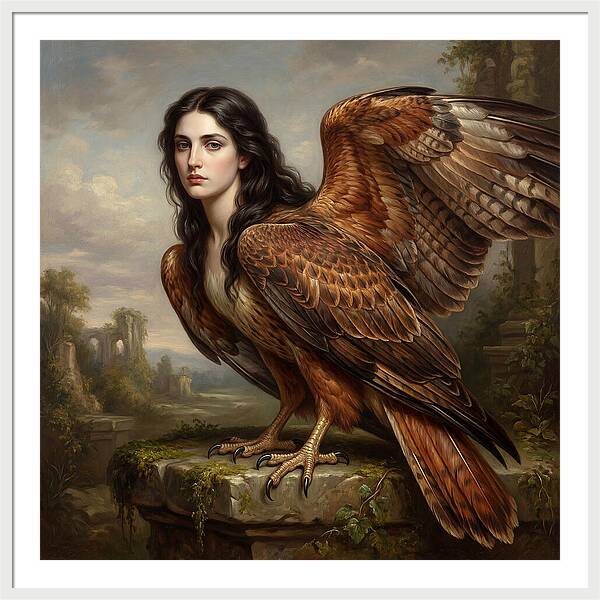 Harpy In A Dreamlike Landscape