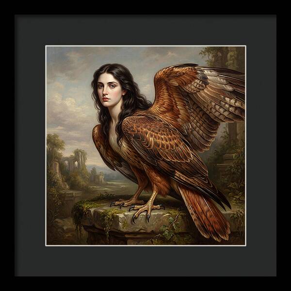 Harpy In A Dreamlike Landscape
