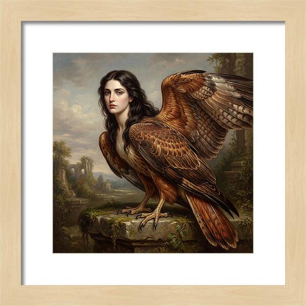 Harpy In A Dreamlike Landscape