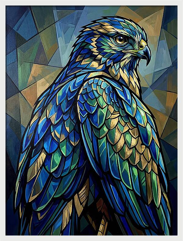 Harrier In Vibrant Colors