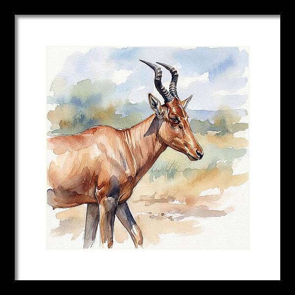Hartebeest In Natural Habitat