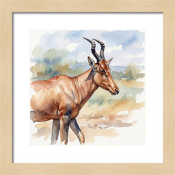 Hartebeest In Natural Habitat