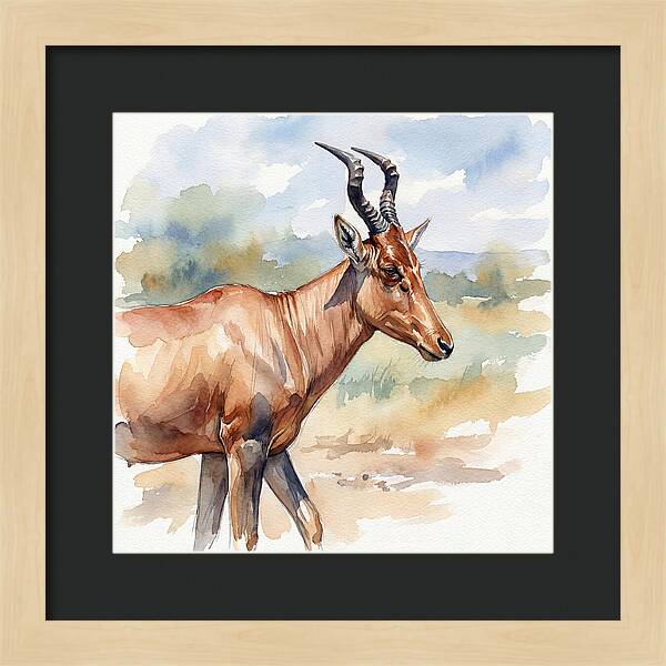 Hartebeest In Natural Habitat