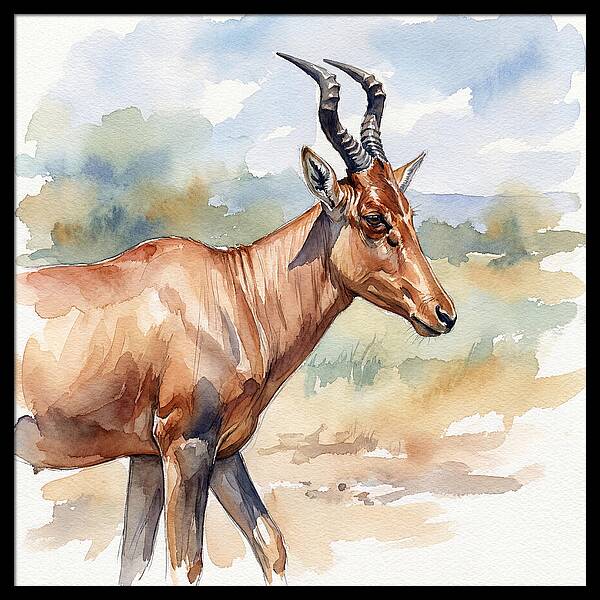 Hartebeest In Natural Habitat