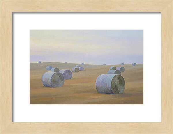 Harvested Fields At Dusk