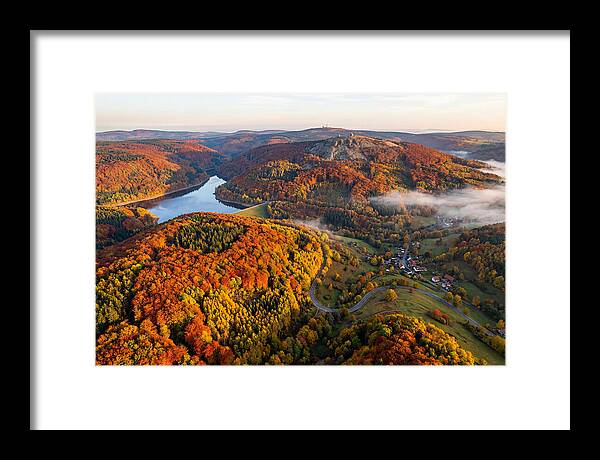 Harz Mountains In Autumn Splendor