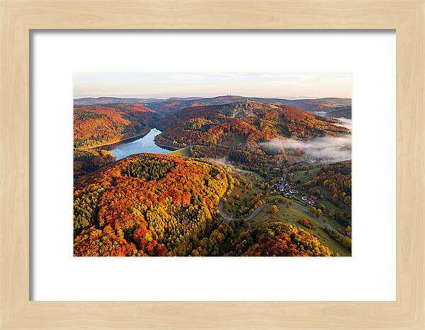 Harz Mountains In Autumn Splendor