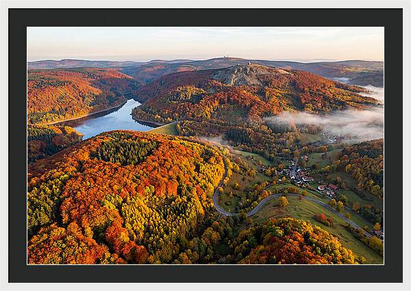 Harz Mountains In Autumn Splendor