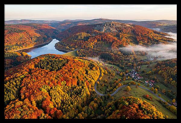 Harz Mountains In Autumn Splendor