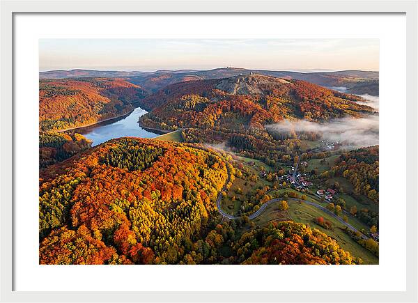 Harz Mountains In Autumn Splendor