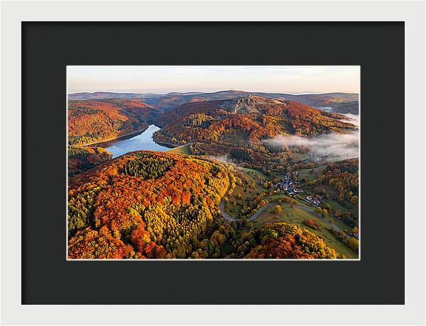 Harz Mountains In Autumn Splendor