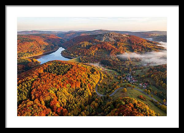 Harz Mountains In Autumn Splendor