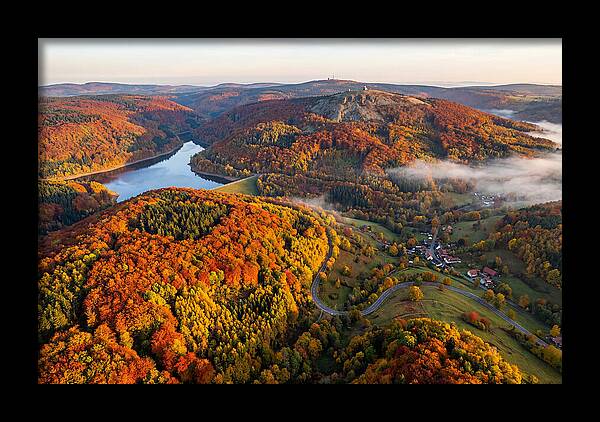 Harz Mountains In Autumn Splendor