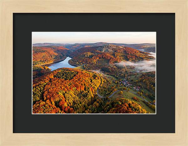 Harz Mountains In Autumn Splendor