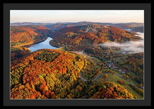 Harz Mountains In Autumn Splendor