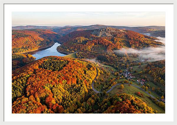 Harz Mountains In Autumn Splendor