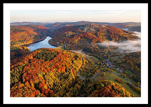 Harz Mountains In Autumn Splendor