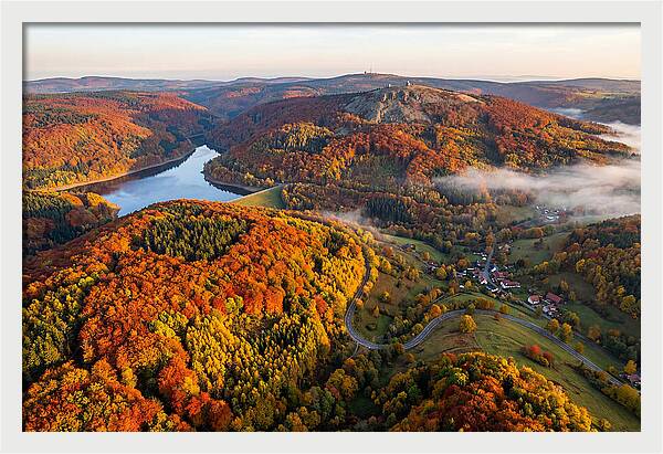 Harz Mountains In Autumn Splendor