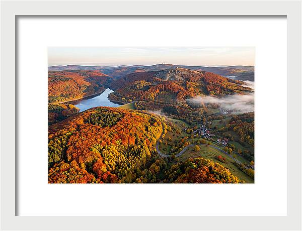Harz Mountains In Autumn Splendor