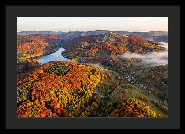 Harz Mountains In Autumn Splendor
