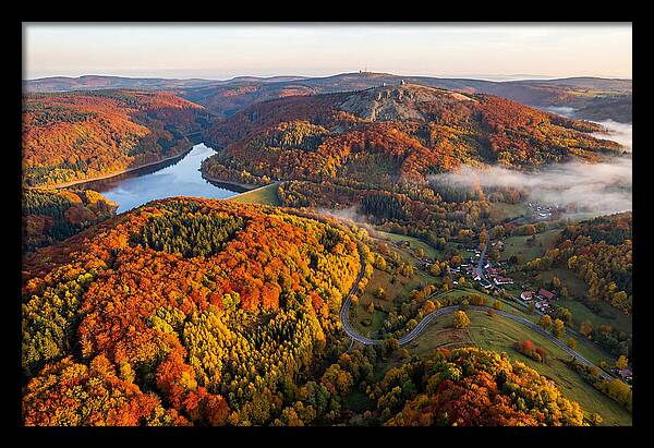 Harz Mountains In Autumn Splendor