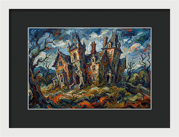 Haunting Manor Landscape