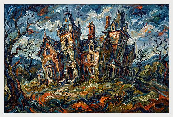Haunting Manor Landscape