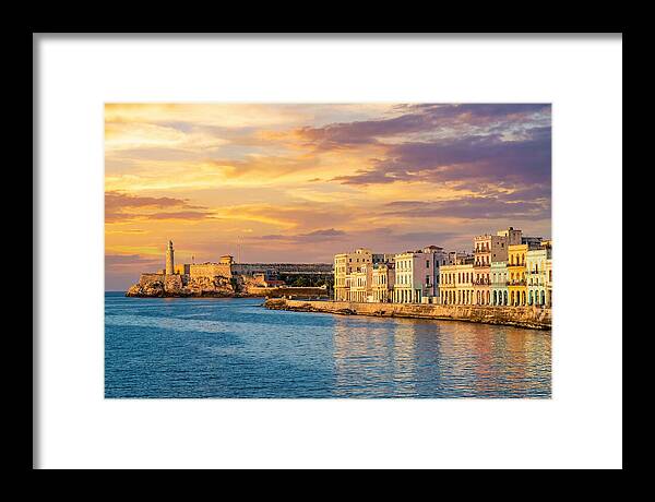 Havana Skyline At Golden Hour