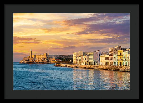 Havana Skyline At Golden Hour