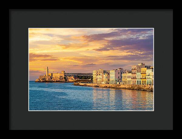 Havana Skyline At Golden Hour