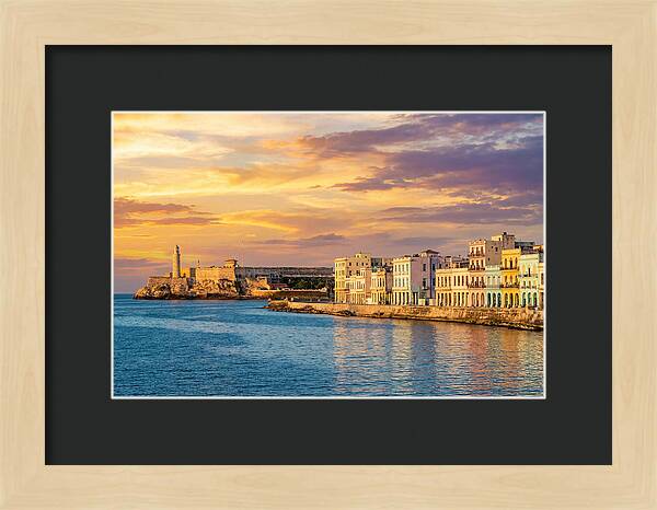 Havana Skyline At Golden Hour