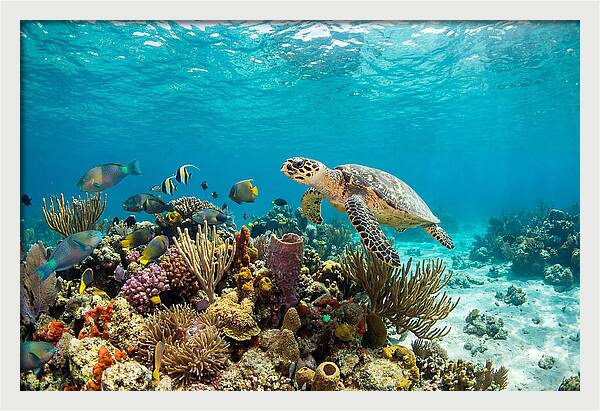 Hawksbill Sea Turtle Serenity