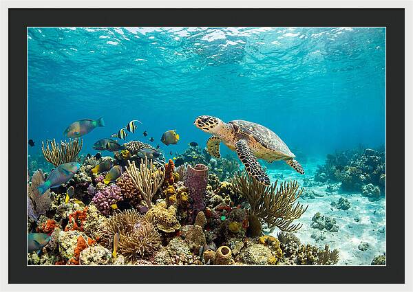 Hawksbill Sea Turtle Serenity