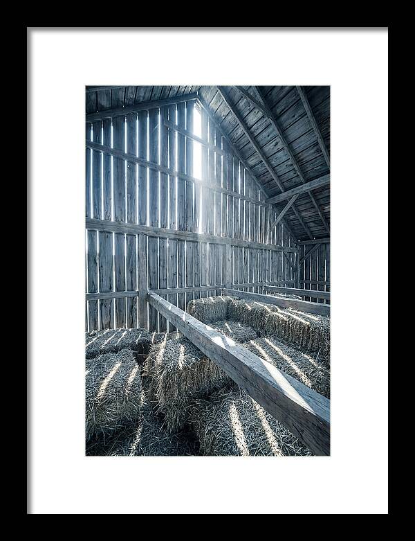 Hay Loft Bathed In Light