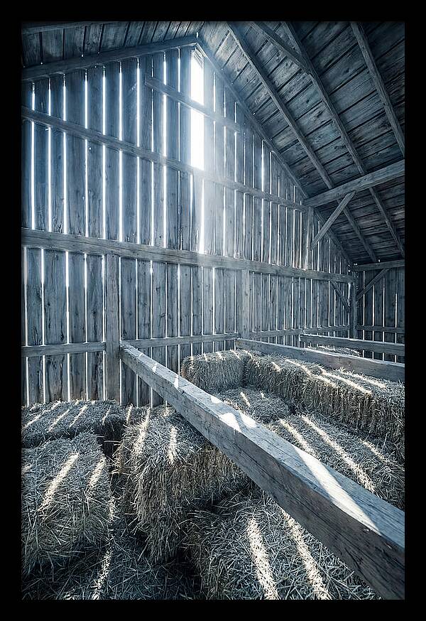 Hay Loft Bathed In Light